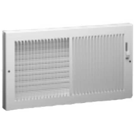 Swivel 367W10X6 White Baseboard Register10 x 6 in SW878635